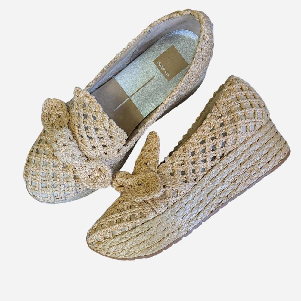 Dolce Vita Woven Rope Espadrille Loafers in Natural